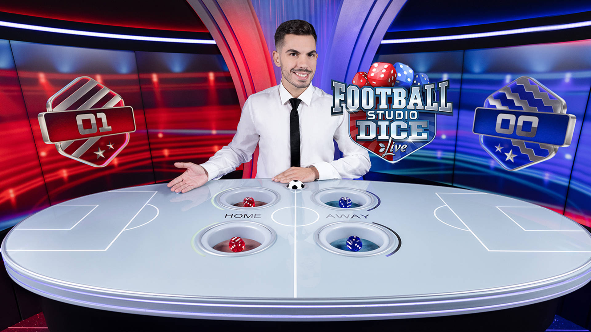 Juego Football Studio Dice en Zoccer Casino