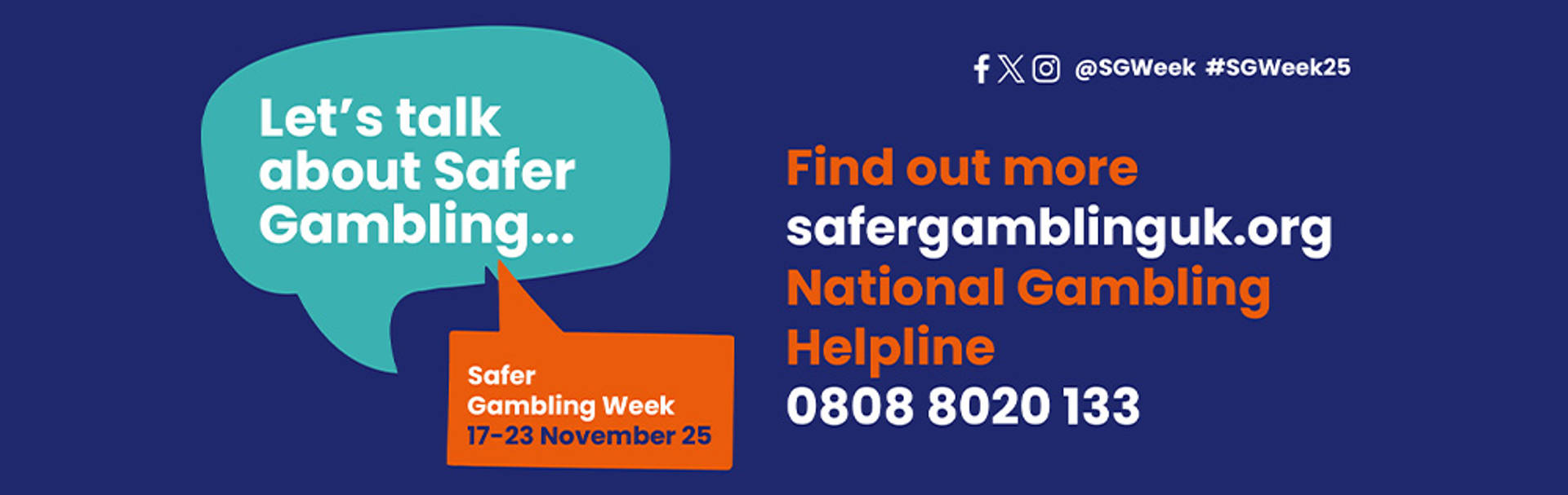 Safer Gambling Week